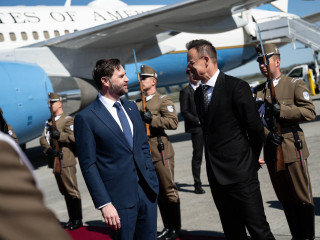 Így érkezett meg JD Vance Budapestre
