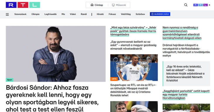 Az RTL.hu már nem sokáig várja hírekkel az olvasókat
