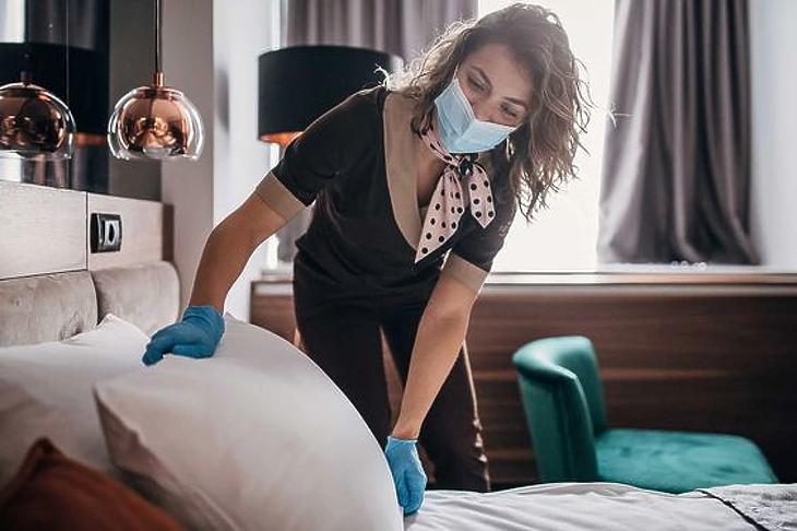 A hotelek maximálisan ügyelnek a tisztaságra (fotó: Pinterest)