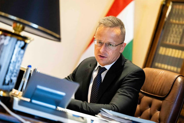 Szijjártó Péter: Magyarország még csak tárgyalni sem hajlandó az esetleges gázembargóról. Fotó: MTI