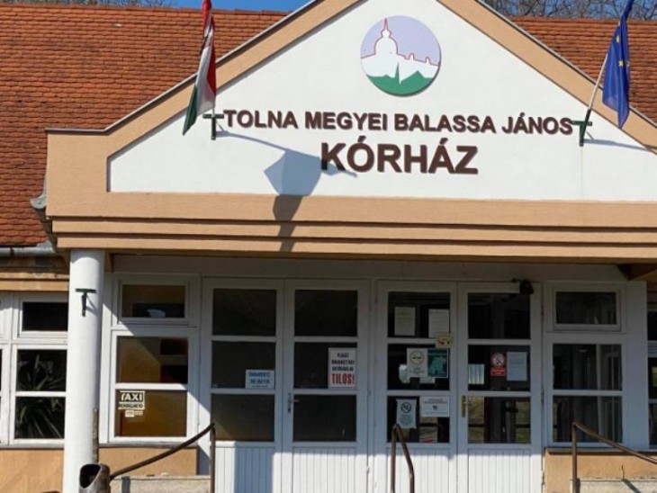A Tolna Megyei Balassa János Kórház állt decemberben a sor elején. Fotó: Facebook
