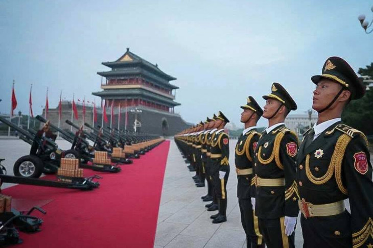 Parádé Pekingben 