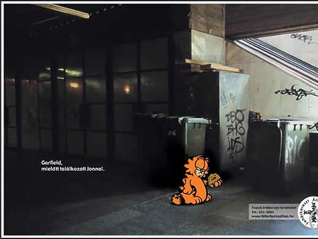 Hajléktalan Garfield