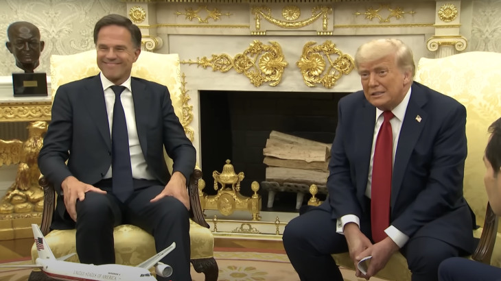 Mark Rutte NATO főtitkár Donald Trump Egyesült Államok elnökével