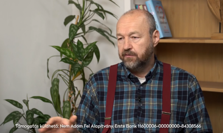 A Nem Adom Fel Alapítvány vezetője, Dely Géza sok helyen megfordul