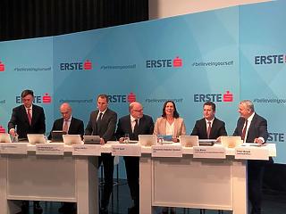 Két számjeggyel nőtt az Erste működési eredménye 2019-ben