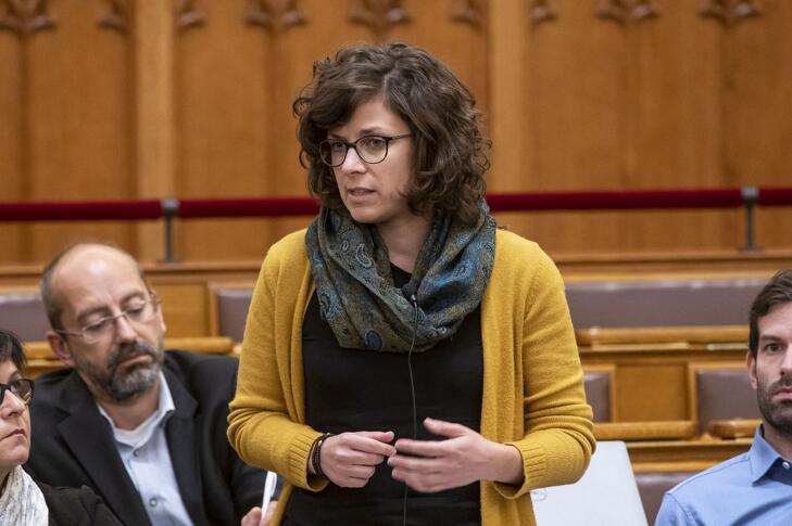 Orosz Anna a parlamentben