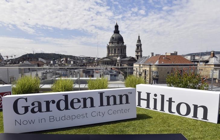 A Hilton Garden Inn szállodalánc első budapesti hotelje, a Hilton Garden Inn Budapest City Centre (Fotó: MTI/Máthé Zoltán)