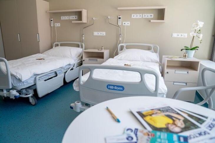 A Doktor24 Multiklinikájának egy szobája a kelenföldi OneBudapestben