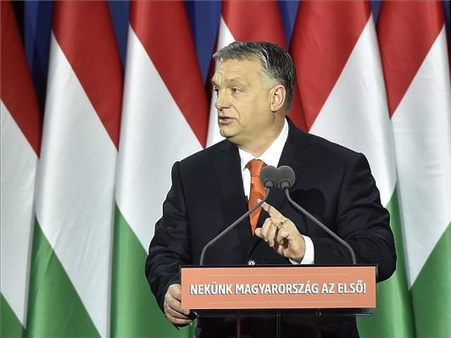 Orbán Viktor évértékelő (MTI)