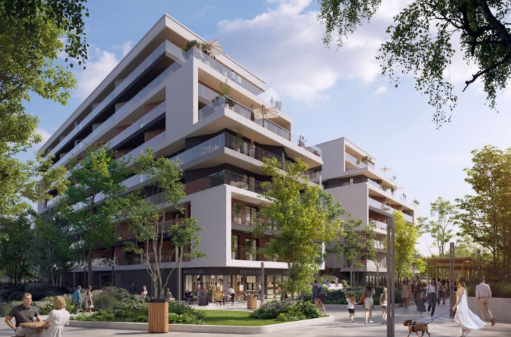 A Bosnyák téri gigaprojekt lakástömbjeinek látványterve